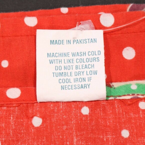 Womens Red RMF Scrubs XS Baby Reindeer Christmas Medical Top VTG Shirt - Picture 9 of 9